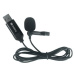Sandberg streamovací USB mikrofon s klipem na připnutí