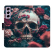 iSaprio flip pouzdro Skull in Roses 02 pro Samsung Galaxy S21 FE 5G