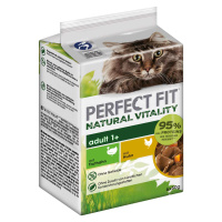 Krmivo pro kočky PERFECT FIT Natural Vitality Adult 1+ krocan a kuře 36 × 50 g
