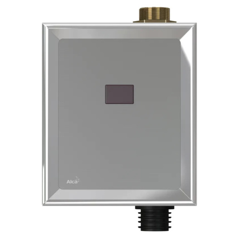 Alcadrain Automatický splachovač WC chrom, 12V - napájení ze sítě (ASP3)
