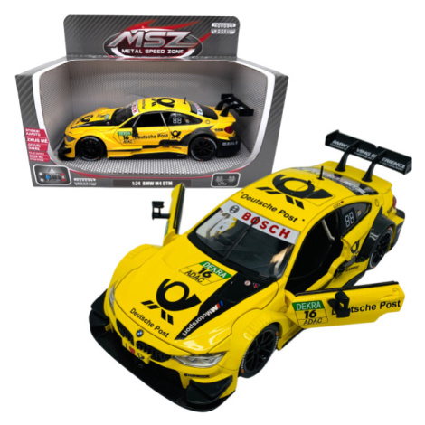 Kovový model - 1:24 BMW M4 DTM žluté - 18CA-68256AY Sparkys