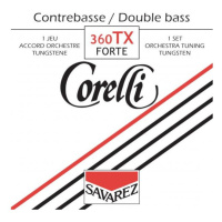 Savarez 360TX Corelli Double Bass Tungsten Solo Set - Forte