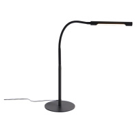 Designová stolní lampa černá včetně LED s dotykovým stmívačem - Palka