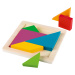 Playtive Dřevěné duhové puzzle Montessori (duhový tangram)