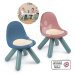 Židle pro děti 2 kusy Chair Little Smoby modrá a růžová s UV filtrem a nosností 50 kg výška sedá