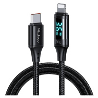 Kabel USB-C na Lightning Mcdodo CA-1030, 36W, 1,2 m (černý)