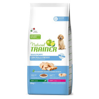 Natural Trainer Puppy Maxi čerstvé kuře granule 12 kg