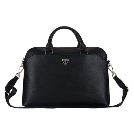 Pouzdro Guess PU Grained Triangle Logo taška na Notebook, Laptop, Tablet 13/14/15" Black