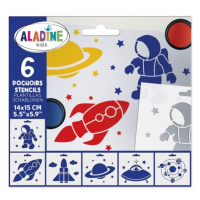 Šablony Aladine, 6 ks - Vesmír Aladine