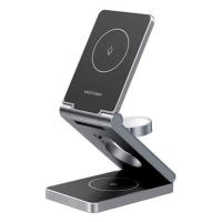 Vention 3in1 Wireless Folding MagCharger, Space Grey