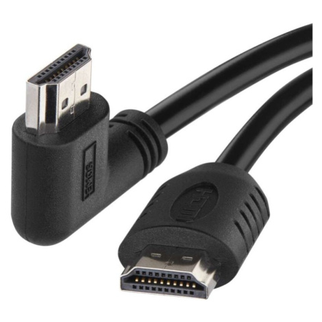 HDMI 2.0 high speed kabel A vidlice – A vidlice 90° 5 m EMOS