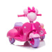 Mamido Dětská elektrická motorka skútr zmrzlina růžová