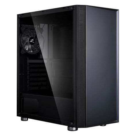 Zalman case miditower R2 black, bez zdroje, ATX, 1x 120mm RGB ventilátor, 1x USB 3.0, 2x USB 2.0