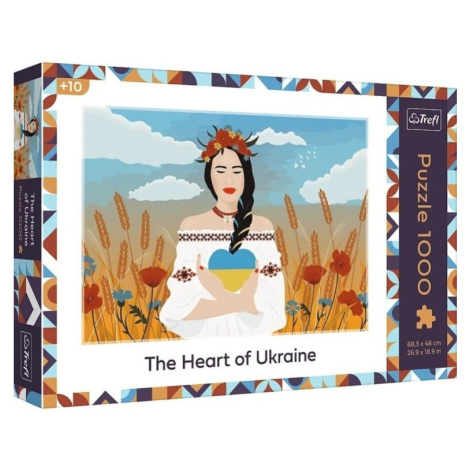 Trefl Puzzle 1000 - Srdce Ukrajiny
