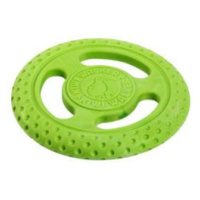 Hračka pes frisbee maxi plovoucí z TPR zelená Kiwi