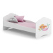ArtAdrk Dětská postel CASIMO | 80 x 160 cm Provedení: Dívka s jednorožcem