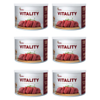 Akinu VITALITY Hovězí jemně krájená svalovina konzerva pro psy 6 x 200 g