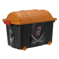 DekorStyle Box na hračky Pirat černý