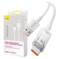 Kabel Quick Charge USB-C Baseus Flash, 6A,1m (White)