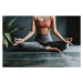 Fotografie Anonymous Woman Doing Yoga at Home: Lotus Position, FreshSplash, 40 × 26.7 cm