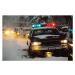 Fotografie Police Car at Winter Accident Scene, Doug Wilson, 40 × 26.7 cm