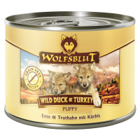 Wolfsblut Wild Duck & Turkey Puppy 12× 200 g