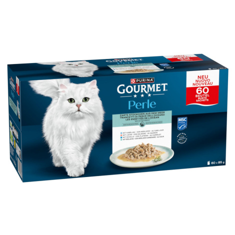 Multipack Gourmet Perle - jemné kousky z moře v omáčce (4 druhy)