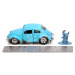 Autíčko s figurkou Lilo & Stitch VW Beetle 1959 Jada kovové délka 12,7 cm 1:32