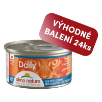 Almo Nature Daily Menu WET CAT - Pěna s mořskými rybami 85g výhodné balení 24ks