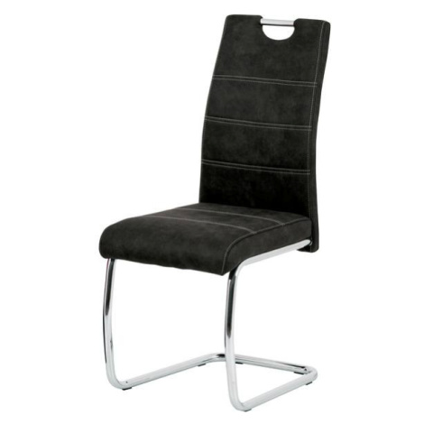 Jídelní židle ZOEY černá/stříbrná