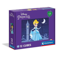 Play For Future Obrázkové kostky Disney princezny, 12 kostek