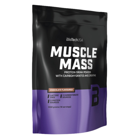 BioTech USA Muscle Mass 1000g - čokoláda