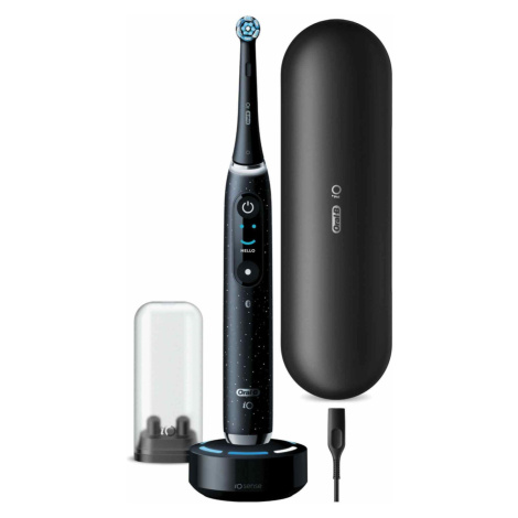 Oral-B iO Series 10 Cosmic Black elektrický zubní kartáček, magnetický, 7 režimů, AI, časovač, 3