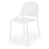 Jídelní židle BERN — plast, bílá