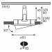 Paulmann Vestavné svítidlo Nova IP65 kruhové max. 35W bílá 1ks sada nastavitelné 936.61 P 93661