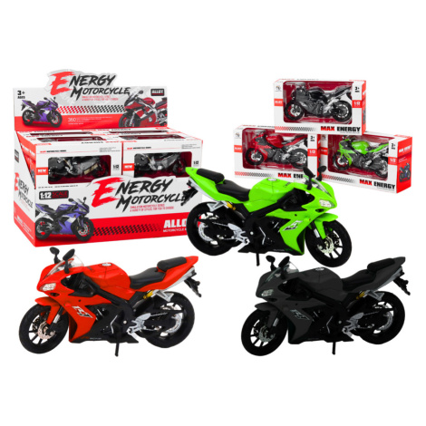 mamido Sportovní motocykl 1:12 sběratelský model mix figurka