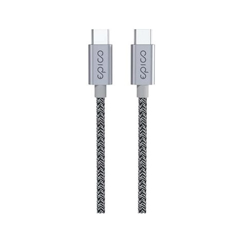 Epico opletený kabel USB-C na USB-C 1.2m - vesmírně šedá