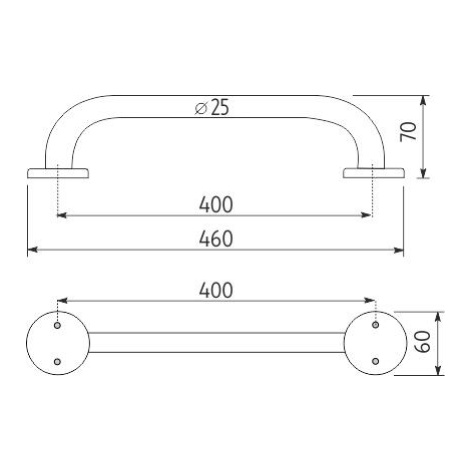 Pomocné madlo BM 7235-18 FOR LIVING