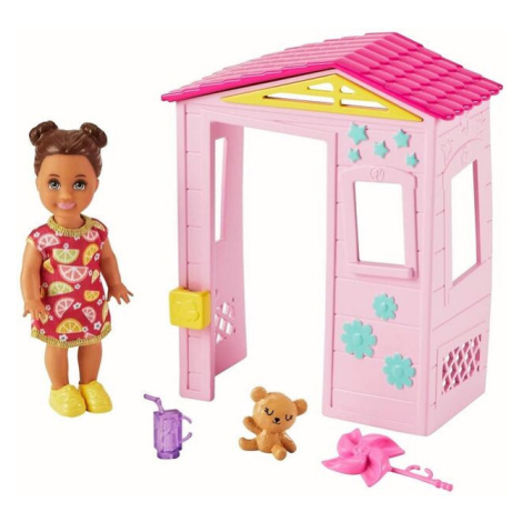 Barbie Příběh z deníku chůvy varianta GRP15 růžový dům