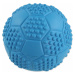 Hračka Dog Fantasy míč fotbal s bodlinami pískací mix barev 7cm