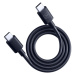 3mk Hyper Cable USB-C/USB-C datový kabel, 100W, 1,2m černý