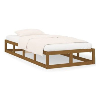 Rám postele medově hnědý 100 × 200 cm masivní dřevo, 820789