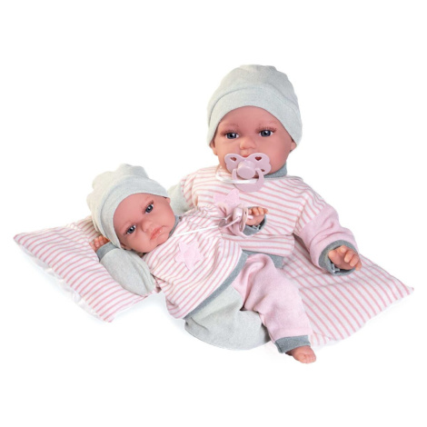 Antonio Juan 70331 TONETA - realistická panenka miminko se zvuky a měkkým látkovým tělem - 34 cm