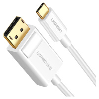 UGREEN USB-C/DisplayPort kabel, 1,5 metru, bílý