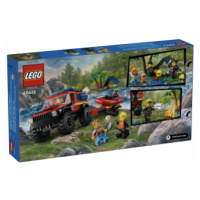 Hasičský vůz 4x4 a záchranný člun - Lego City