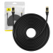 Baseus Síťový kabel cat.8 Baseus Ethernet RJ45, 40Gbps, 15m (černý)