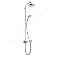 Hansgrohe 27224000 - Sprchový set Reno, 22 cm, sprchové rameno 40 cm, 1 proud, chrom