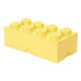 Lego® úložný box 250x502x181 světle žlutý