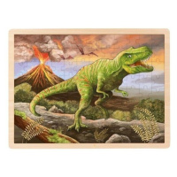 Dřevěné puzzle T-Rex 96 dílků