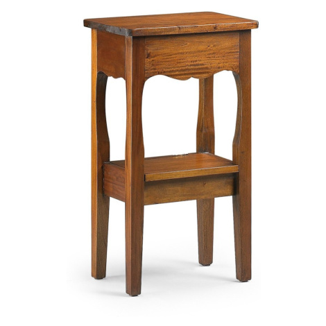 Estila Koloniální telefonní stolek M-Vintage z masivního mahagonového dřeva hnědé barvy 74cm